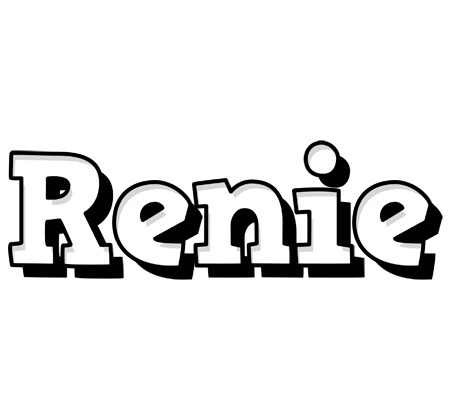 Renie snowing logo