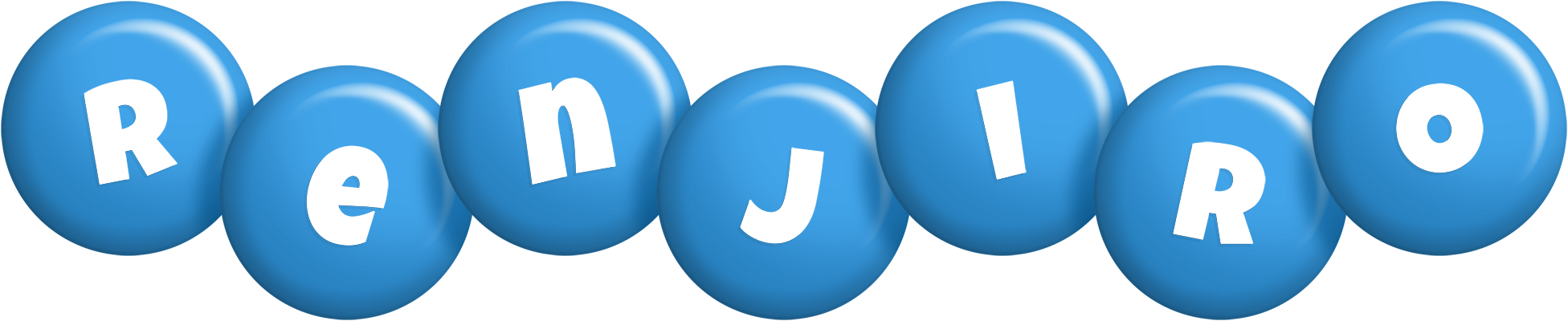 Renjiro candy-blue logo