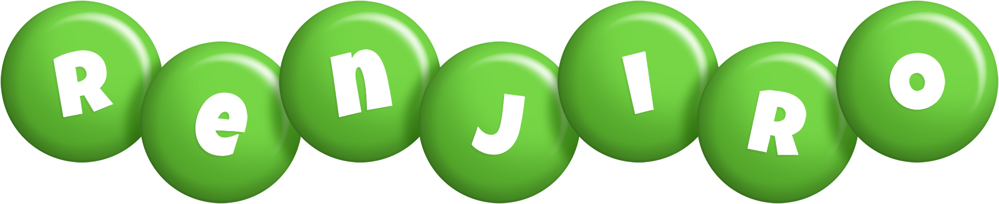 Renjiro candy-green logo