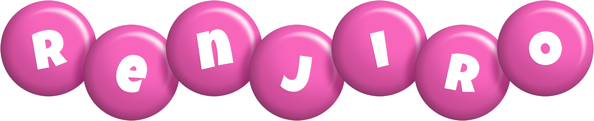 Renjiro candy-pink logo