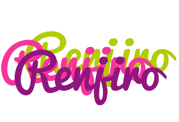 Renjiro flowers logo