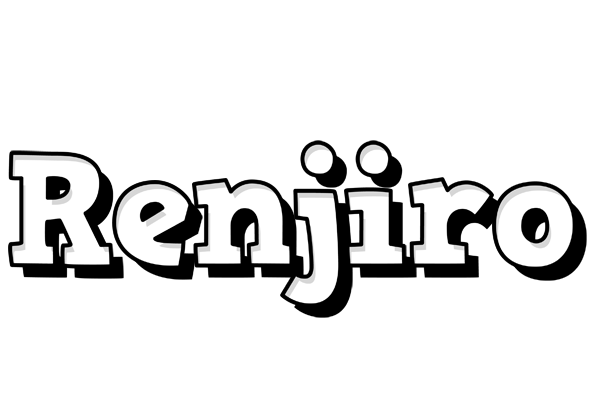 Renjiro snowing logo