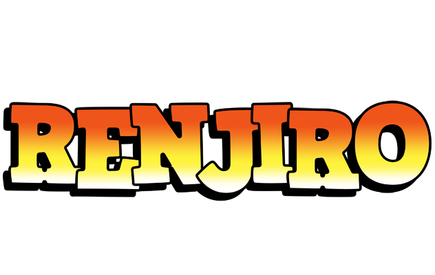 Renjiro sunset logo