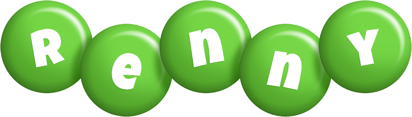 Renny candy-green logo