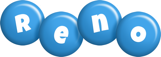 Reno candy-blue logo