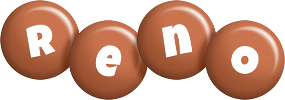 Reno candy-brown logo