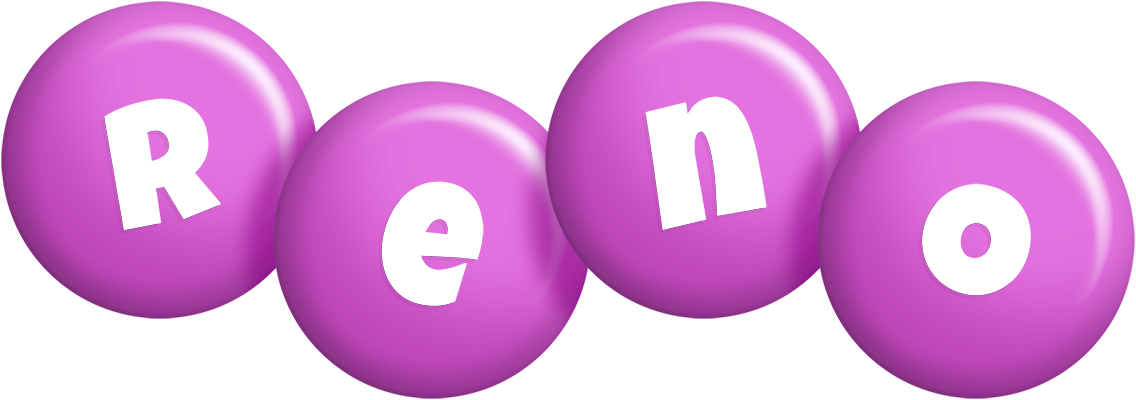 Reno candy-purple logo