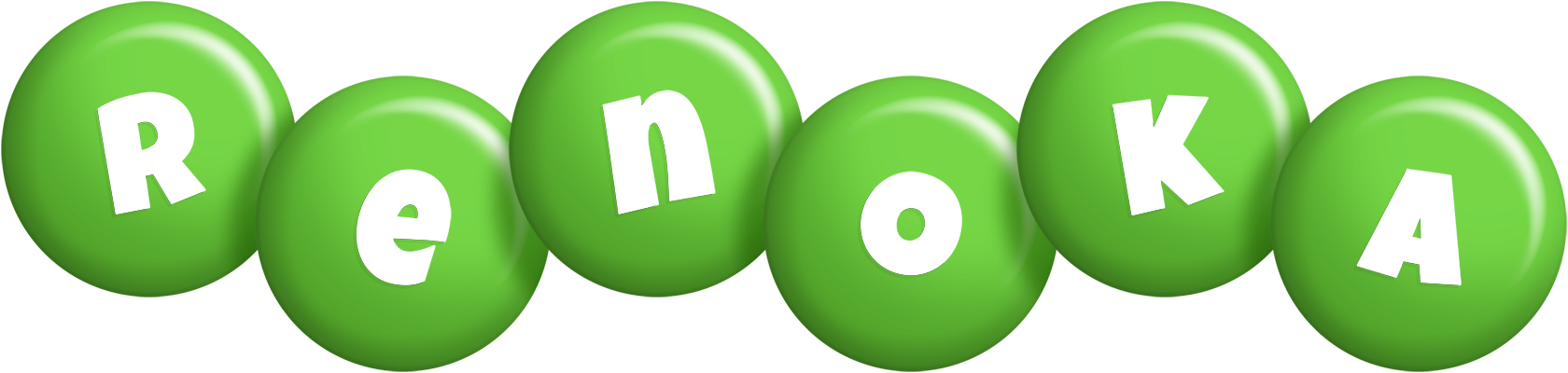 Renoka candy-green logo