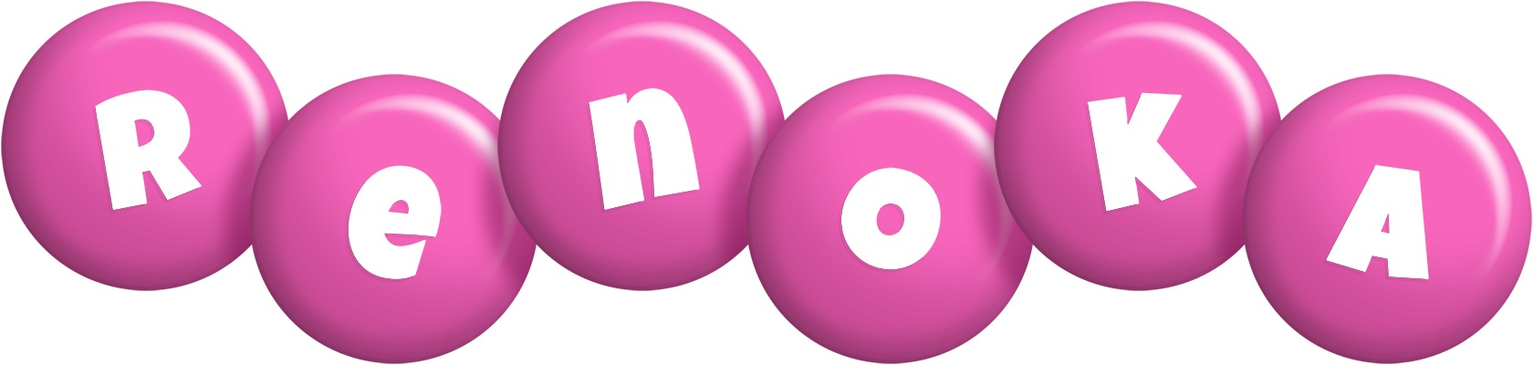Renoka candy-pink logo