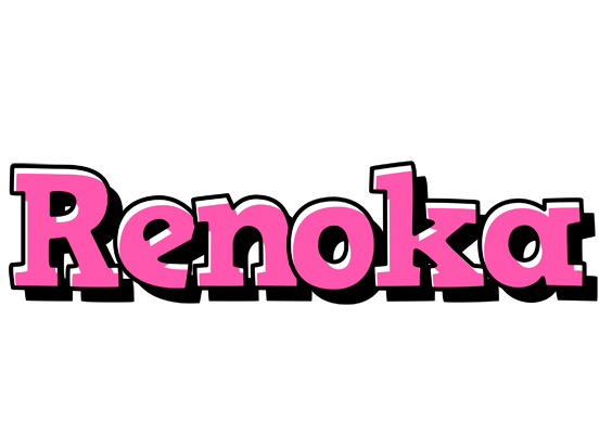 Renoka girlish logo