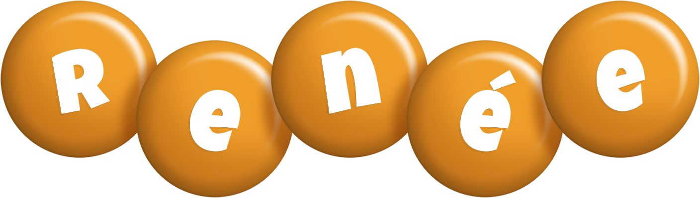 Renée candy-orange logo
