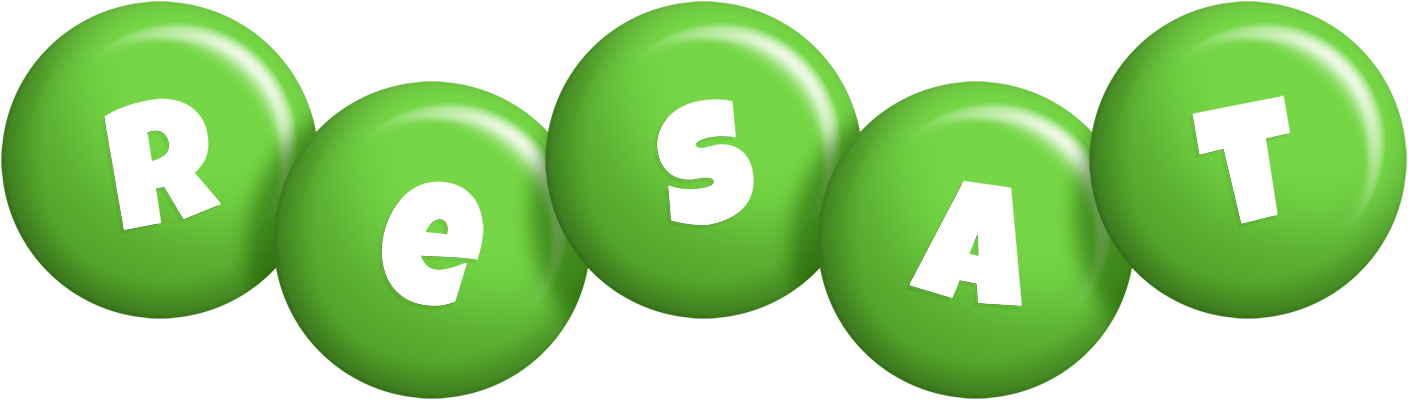 Resat candy-green logo