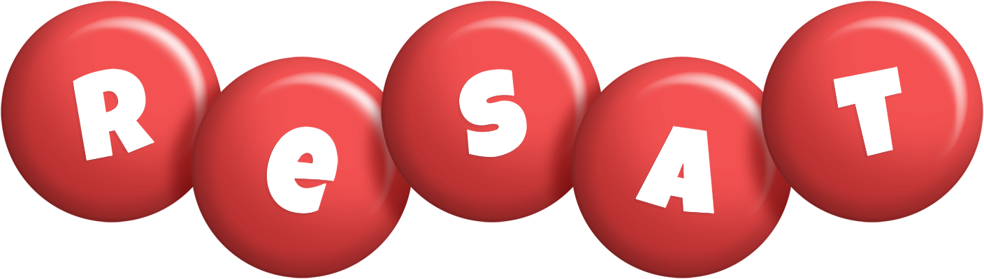 Resat candy-red logo