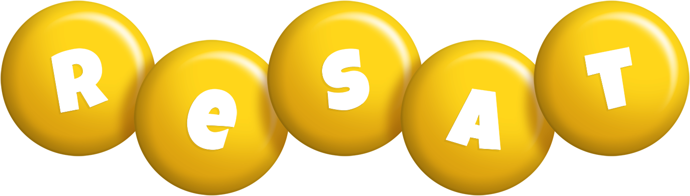 Resat candy-yellow logo