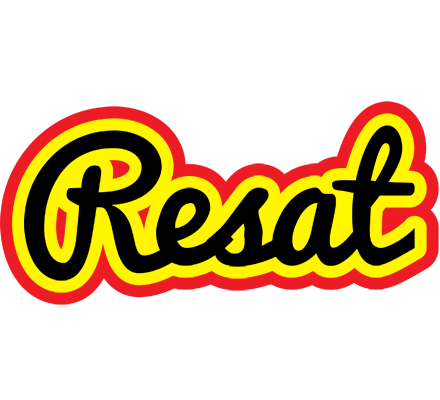 Resat flaming logo