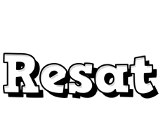 Resat snowing logo