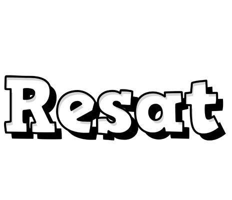 Resat snowing logo