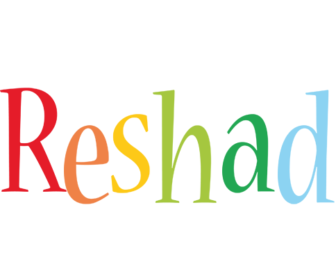 Reshad birthday logo
