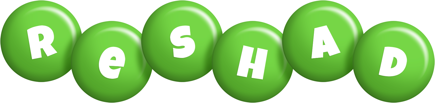 Reshad candy-green logo