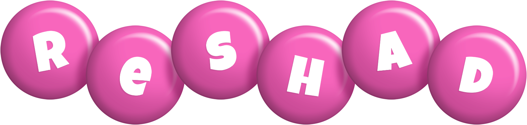 Reshad candy-pink logo