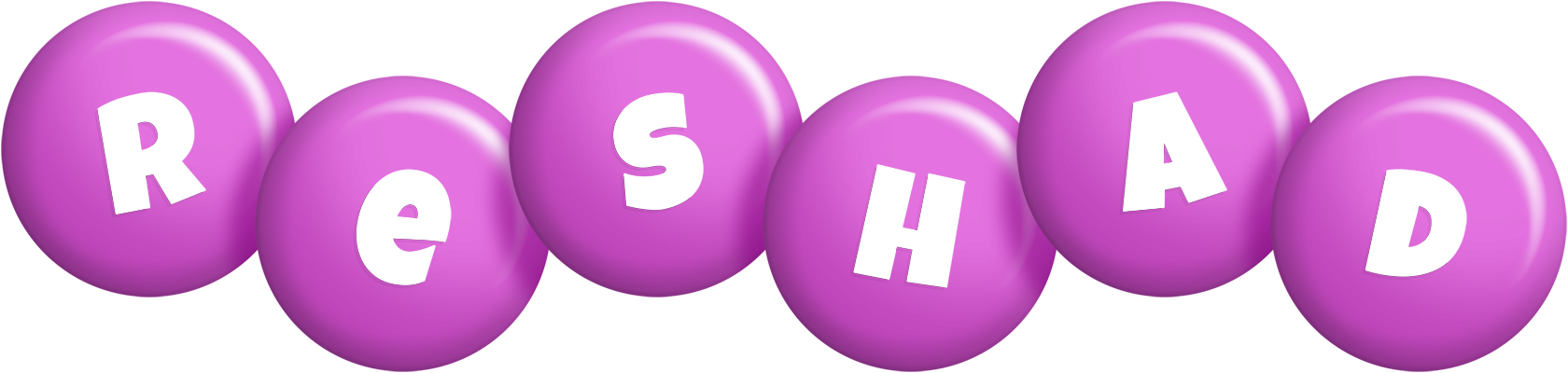 Reshad candy-purple logo
