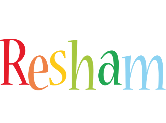 Resham birthday logo