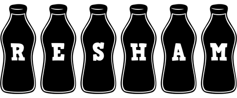 Resham bottle logo