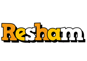 Resham cartoon logo