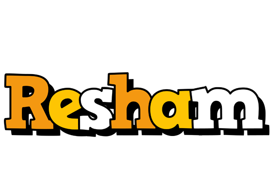 Resham cartoon logo