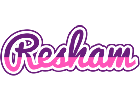 Resham cheerful logo