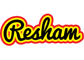 Resham flaming logo