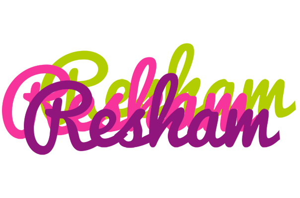 Resham flowers logo