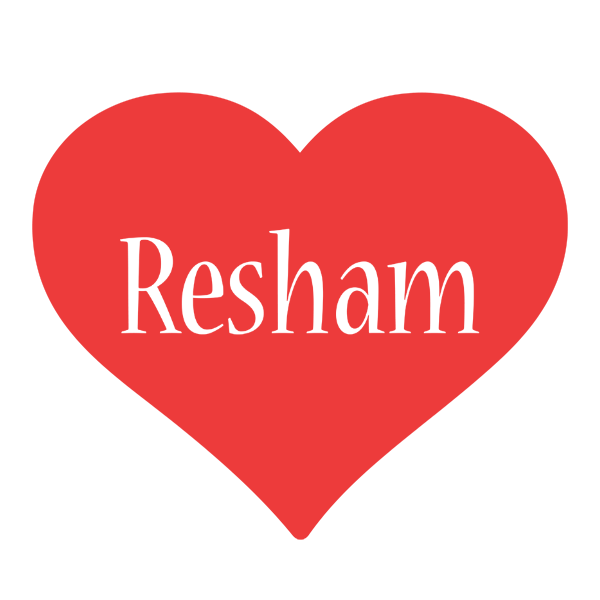 Resham love logo