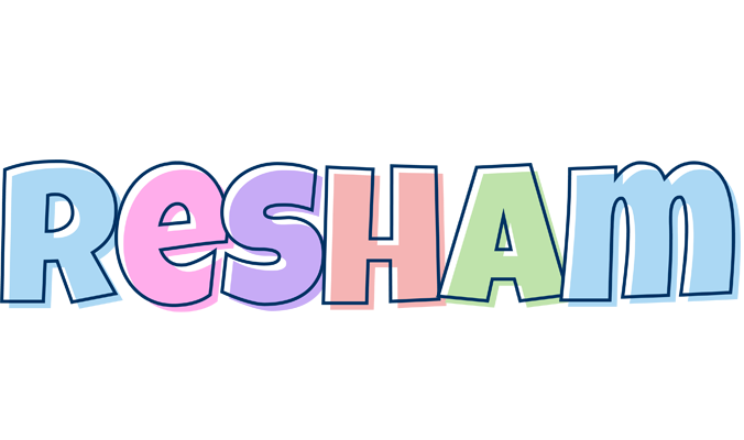 Resham pastel logo