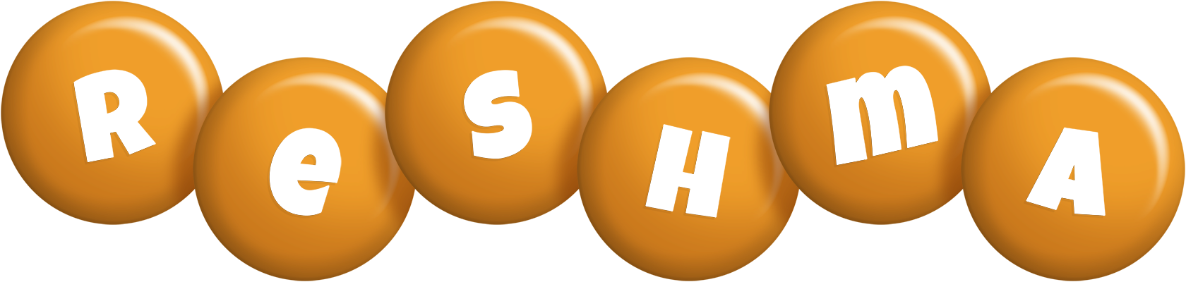 Reshma candy-orange logo