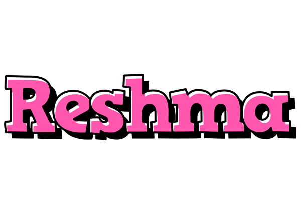 Reshma girlish logo