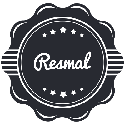 Resmal badge logo
