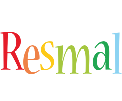 Resmal birthday logo