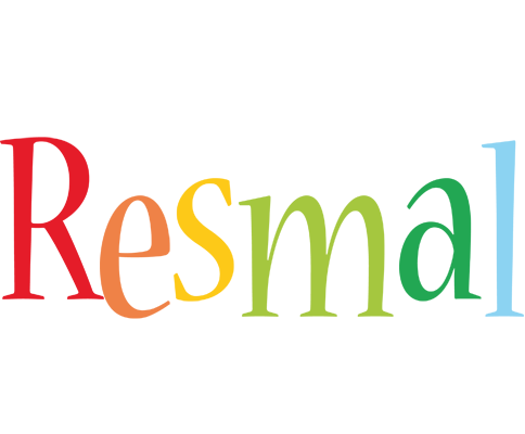 Resmal birthday logo
