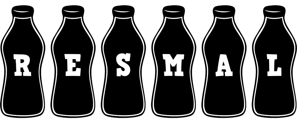 Resmal bottle logo