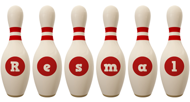 Resmal bowling-pin logo