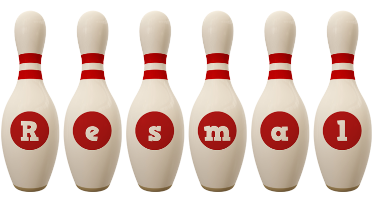 Resmal bowling-pin logo