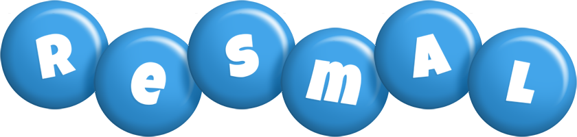 Resmal candy-blue logo