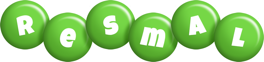 Resmal candy-green logo