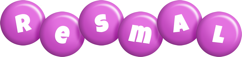 Resmal candy-purple logo