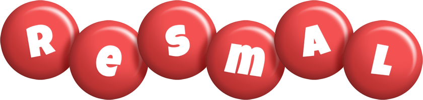 Resmal candy-red logo