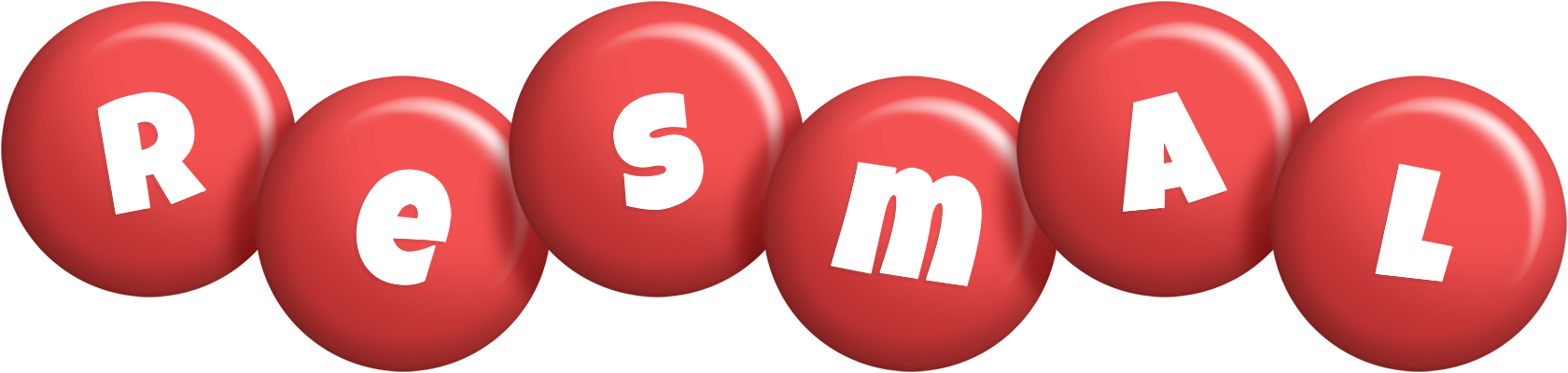 Resmal candy-red logo