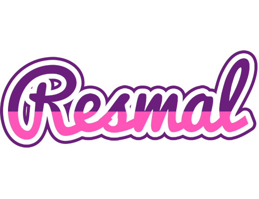 Resmal cheerful logo
