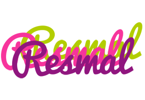 Resmal flowers logo