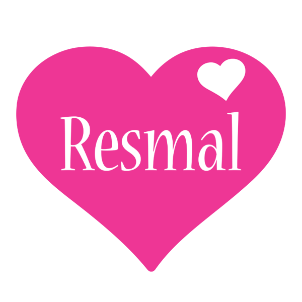 Resmal love-heart logo